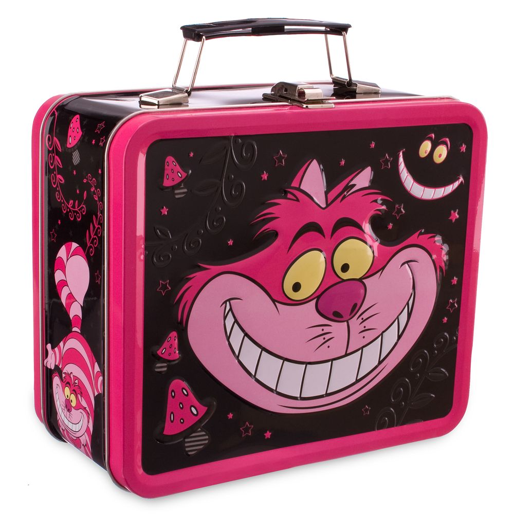 Cheshire Cat Metal Tote Box