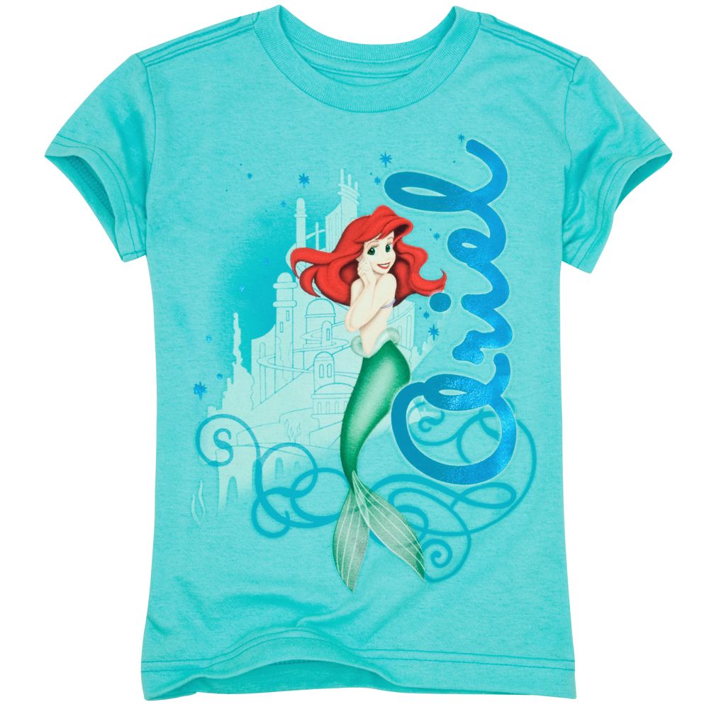 Organic Foil Ariel Tee for Girls