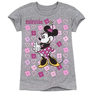 Sparkle Minnie Mouse Tee for Girls