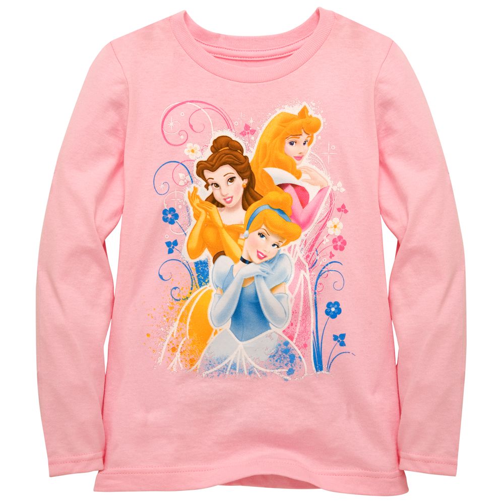 Organic Long-Sleeve Disney Princess Tee