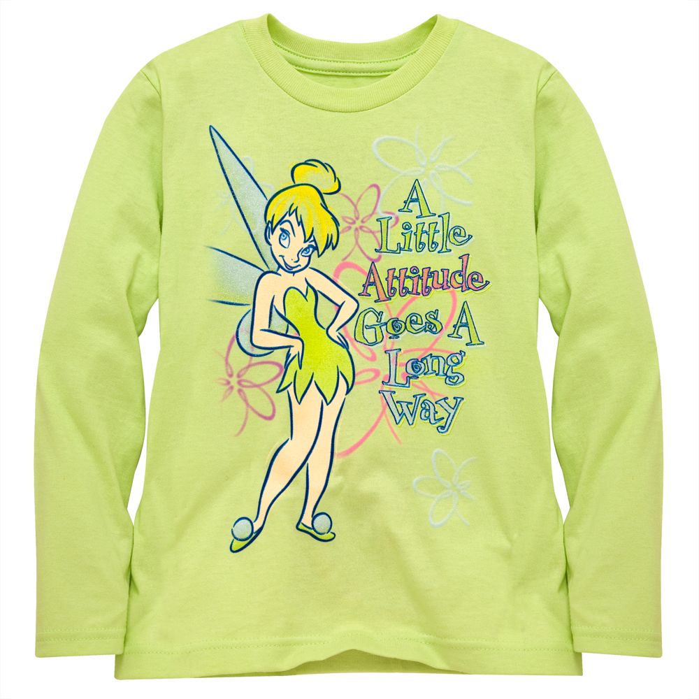 Disney Organic Long Sleeve Tinker Bell Tee