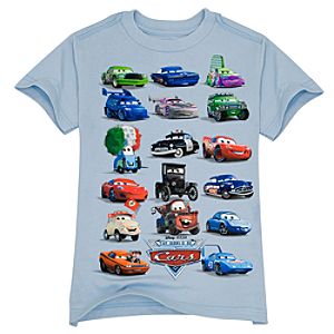 Organic The World of Cars Tee for Boys