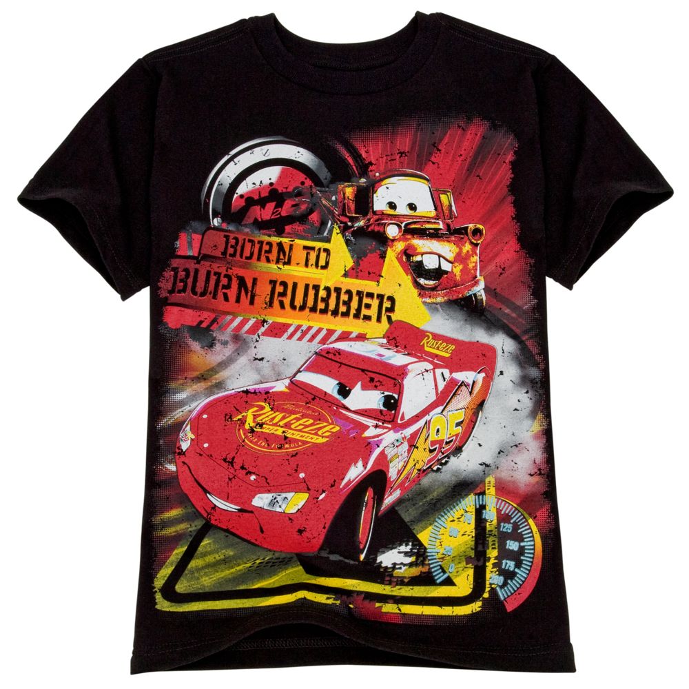 Organic Tow Mater and Lightning McQueen Tee for Boys