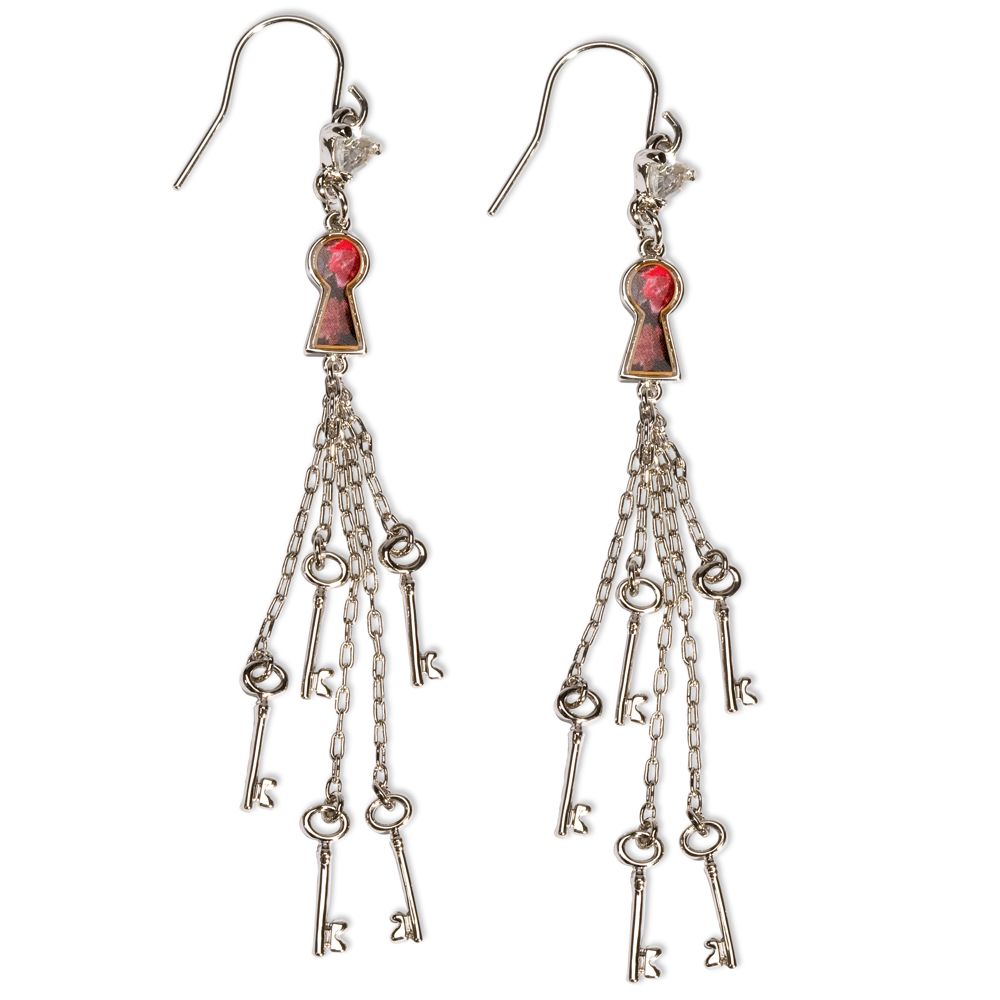 Keyhole Alice in Wonderland Earrings by Tom Binns for Disney Couture