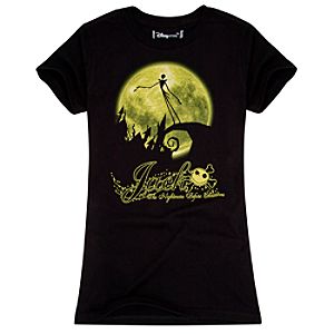 Organic Full Moon Jack Skellington Tee for Women
