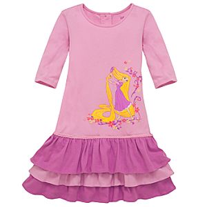 Ruffled Tangled Rapunzel Dress