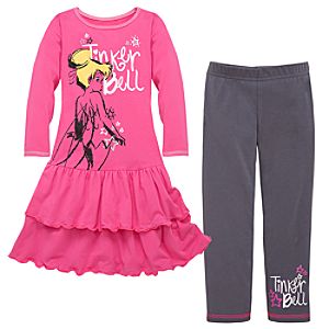 Star Power Tinker Bell Dress and Legging Set -- 2-Pc.