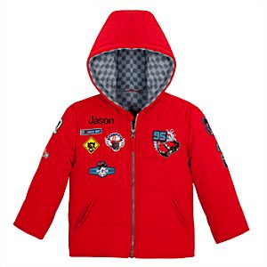 Personalized Lightning McQueen Puffy Jacket