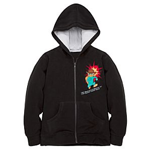 Fleece Hoodie Phineas and Ferb Agent P Jacket