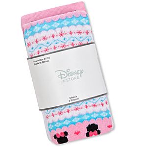 Minnie Mouse Tights -- 2-Pc.