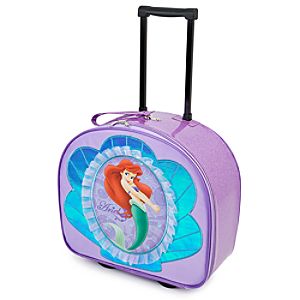 Rolling Glitter Ariel Luggage