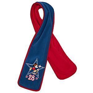 Fleece Mickey Mouse Scarf