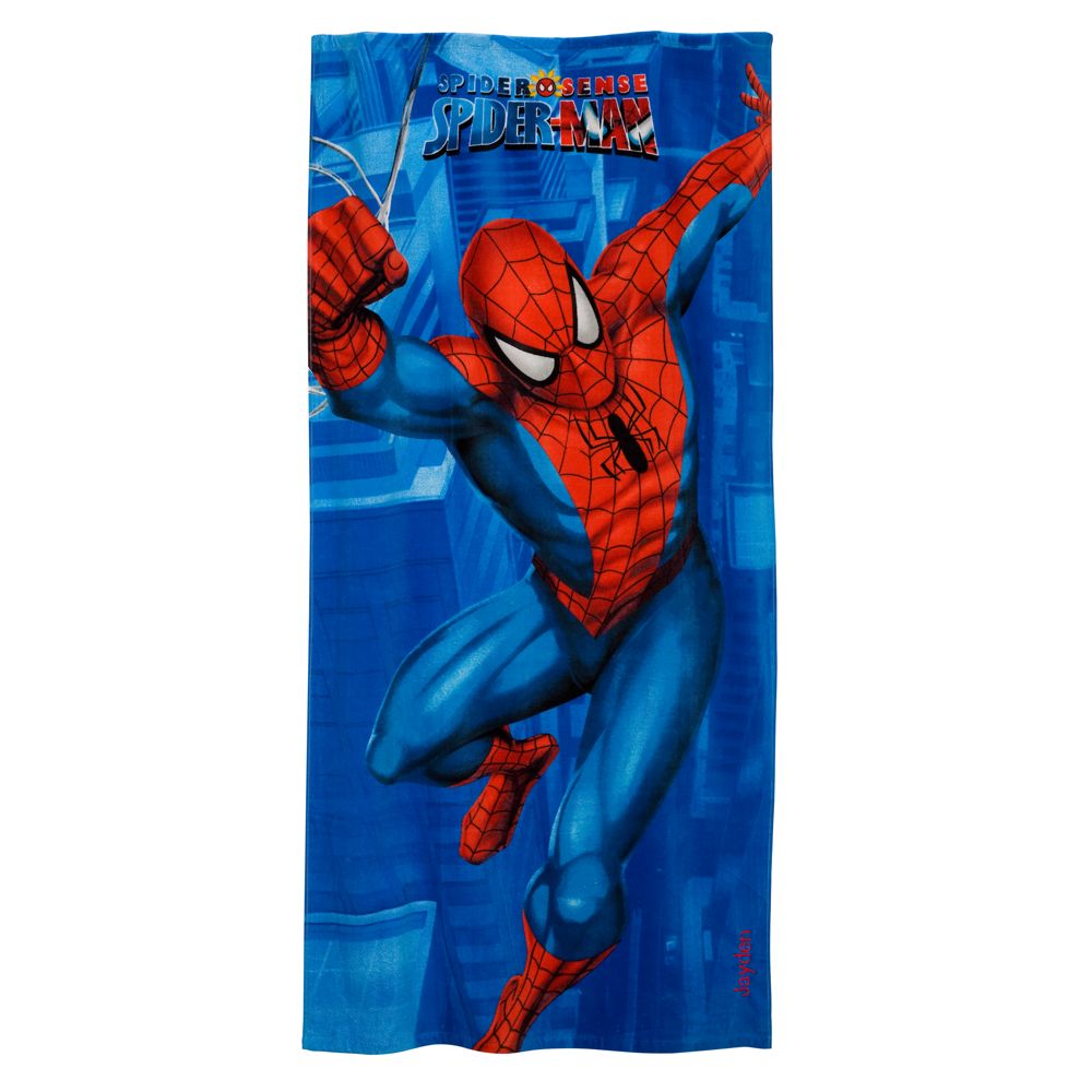 Personalized Spider-Man Beach Towel
