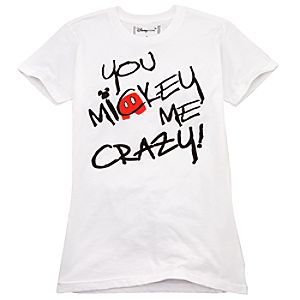 Organic You Mickey Me Crazy! Mickey Mouse Tee