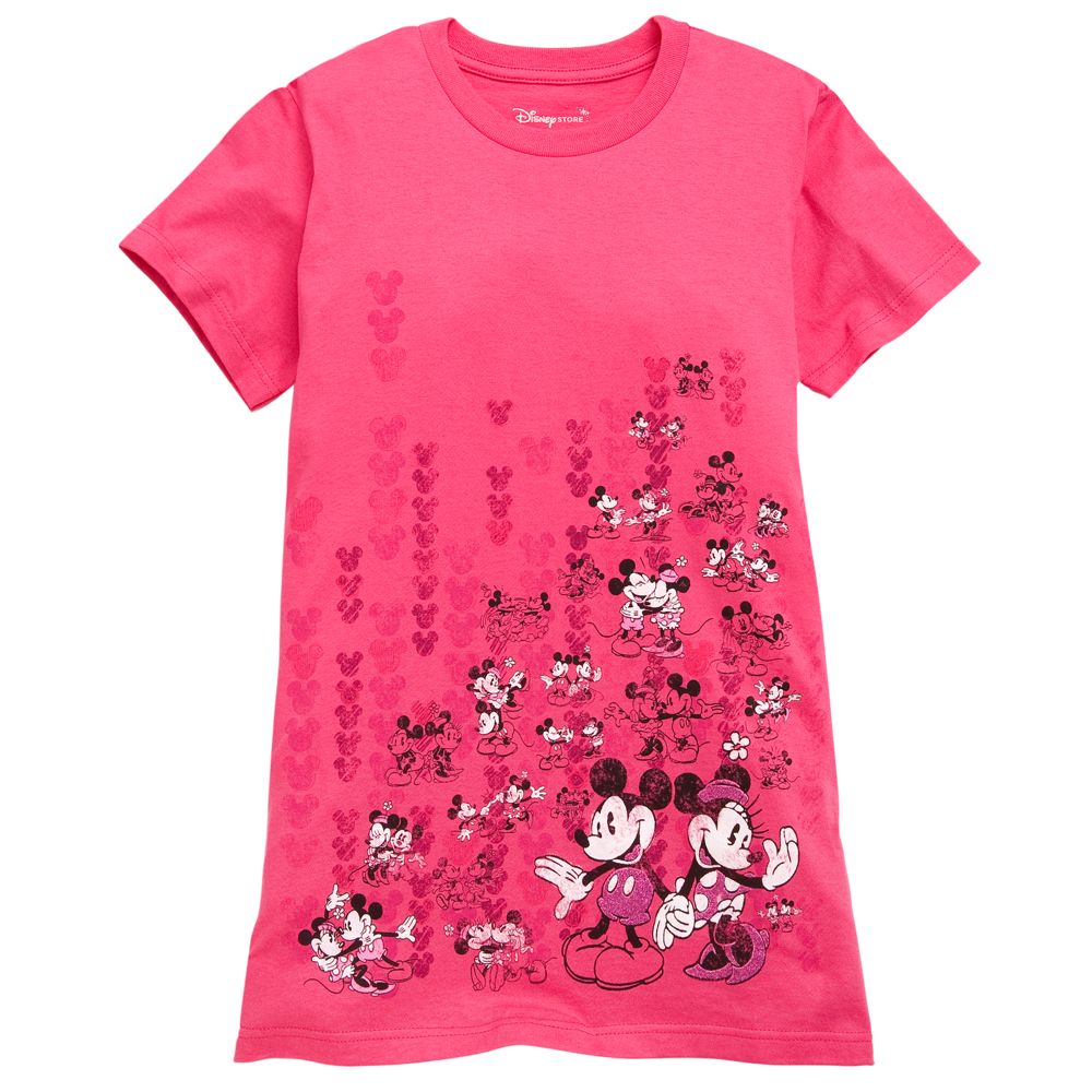 Organic Minnie and Mickey Mouse Tee for Women
