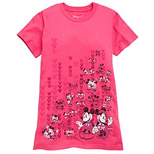 Organic Minnie and Mickey Mouse Tee for Women