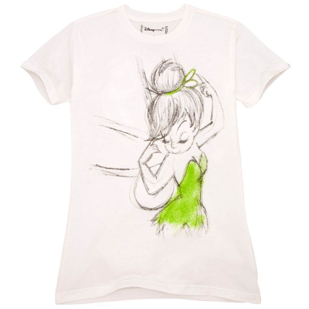 Organic Sketch Tinker Bell Tee for Women