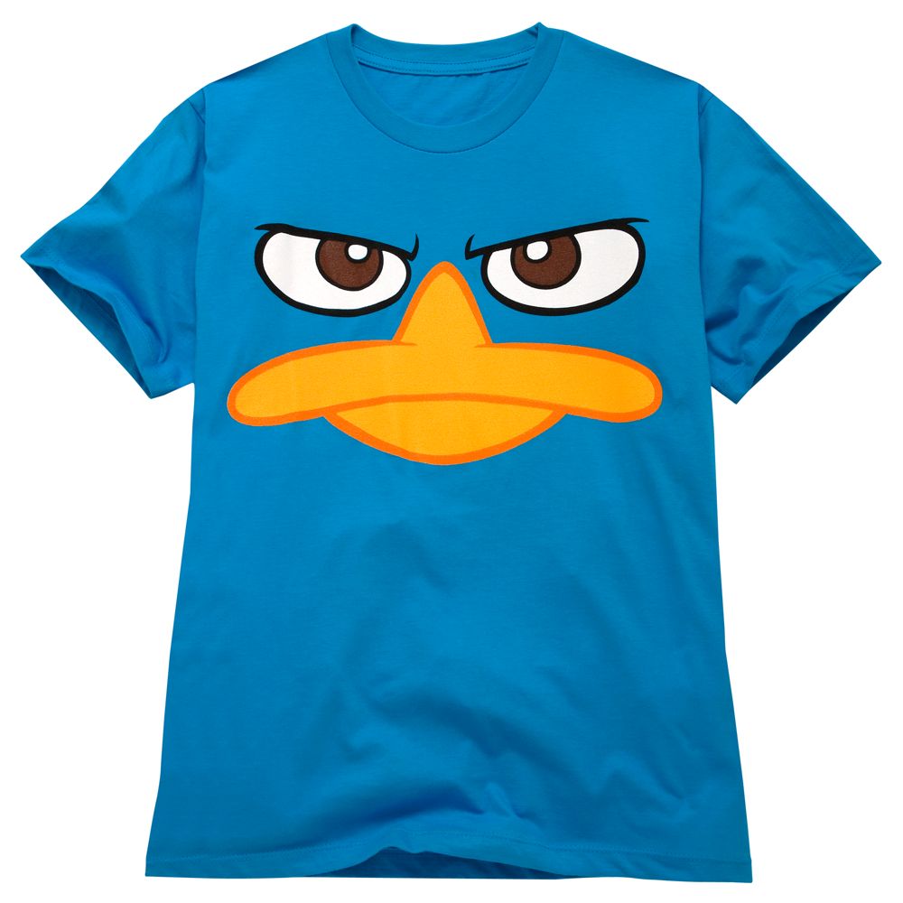 Agent P Face Phineas and Ferb Tee for Men