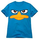 Agent P Face Phineas and Ferb Tee for Men