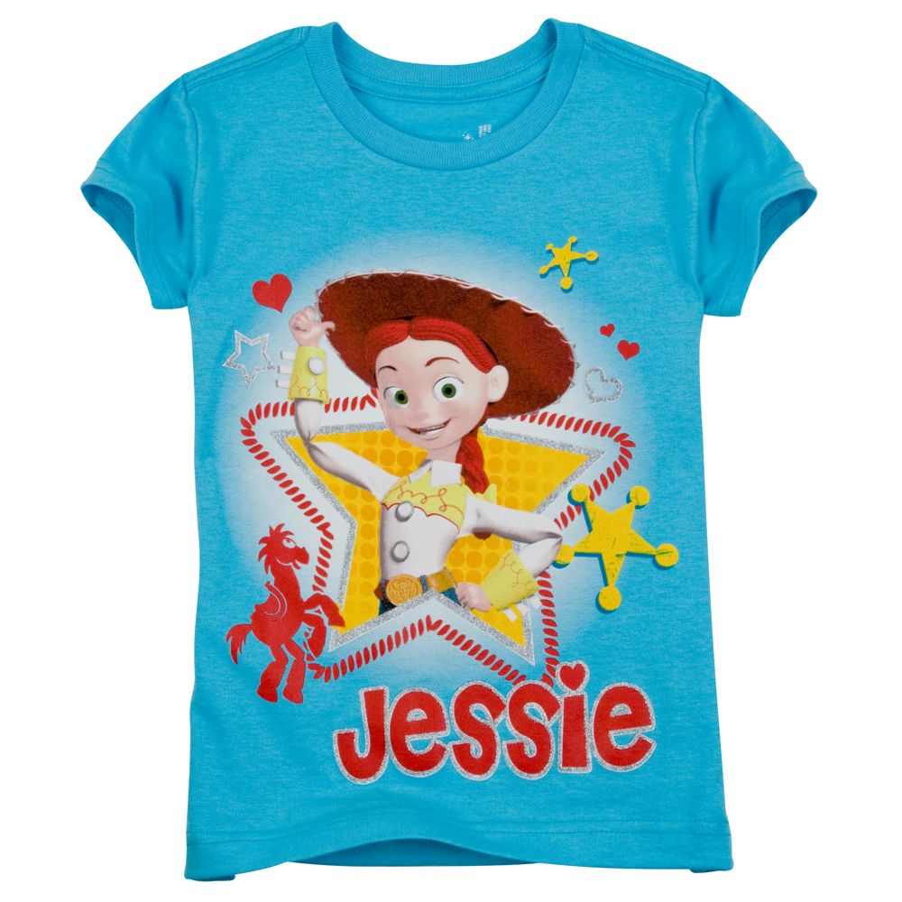 Organic Cap Sleeve Toy Story Jessie Tee for Girls