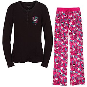 Thermal and Flannel Jack Skellington Pajamas