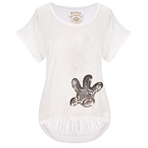 Fitted Mickey Mouse Glove Top by Disney Couture