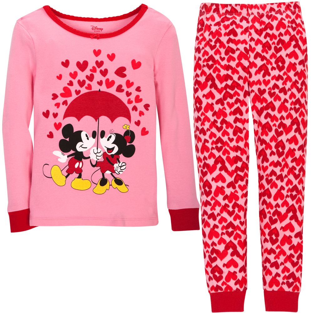 Sweetheart Minnie and Mickey Mouse PJ Pal for Girls