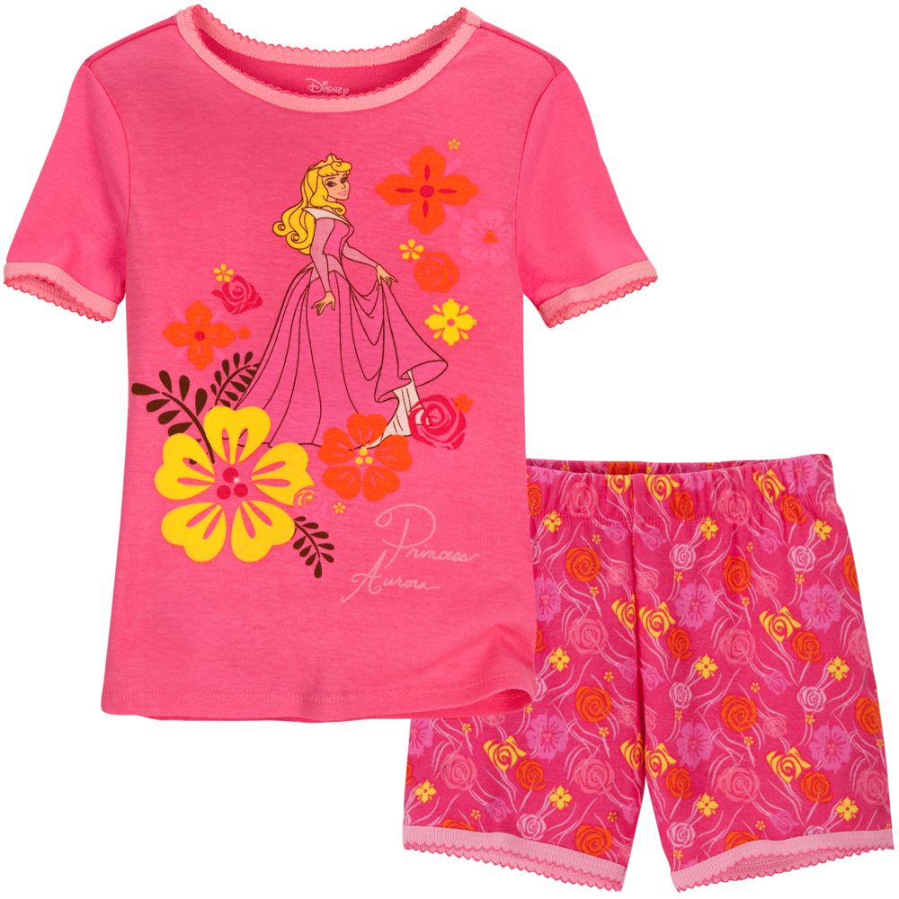 Short Sleeping Beauty PJ Pal for Girls