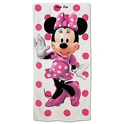 Personalized Minnie Mouse Beach Towel