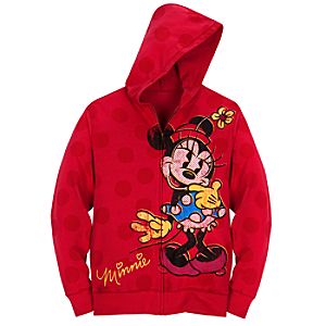 Hoodie Minnie Mouse Sweatshirt Jacket