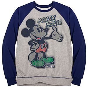Raglan Mickey Mouse Sweatshirt