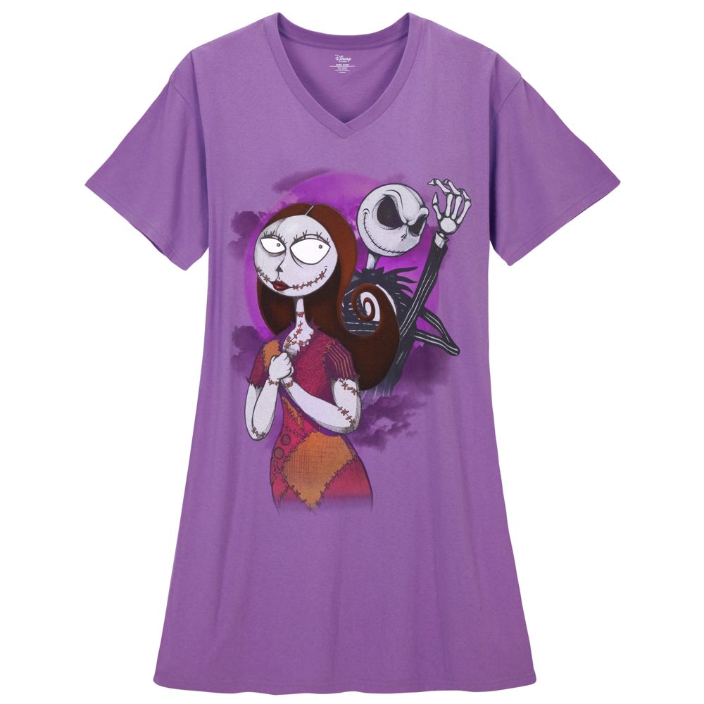 Products>Clothes>Sleepwear>Nightshirts> - Sally and Jack Skellington Sleepshirt: Sizes 