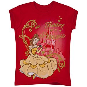 Organic Heart of a Princess Belle Tee