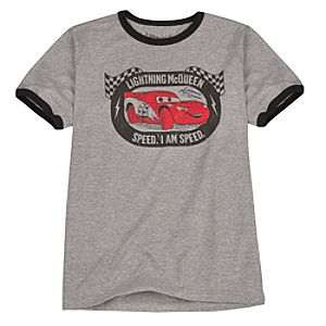 Organic Mens I am Speed Lightning McQueen Tee