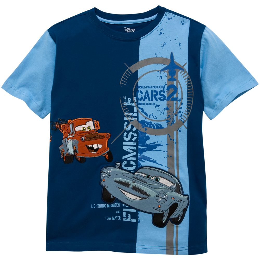 Tow Mater and Finn McMissile Cars 2 Tee for Boys
