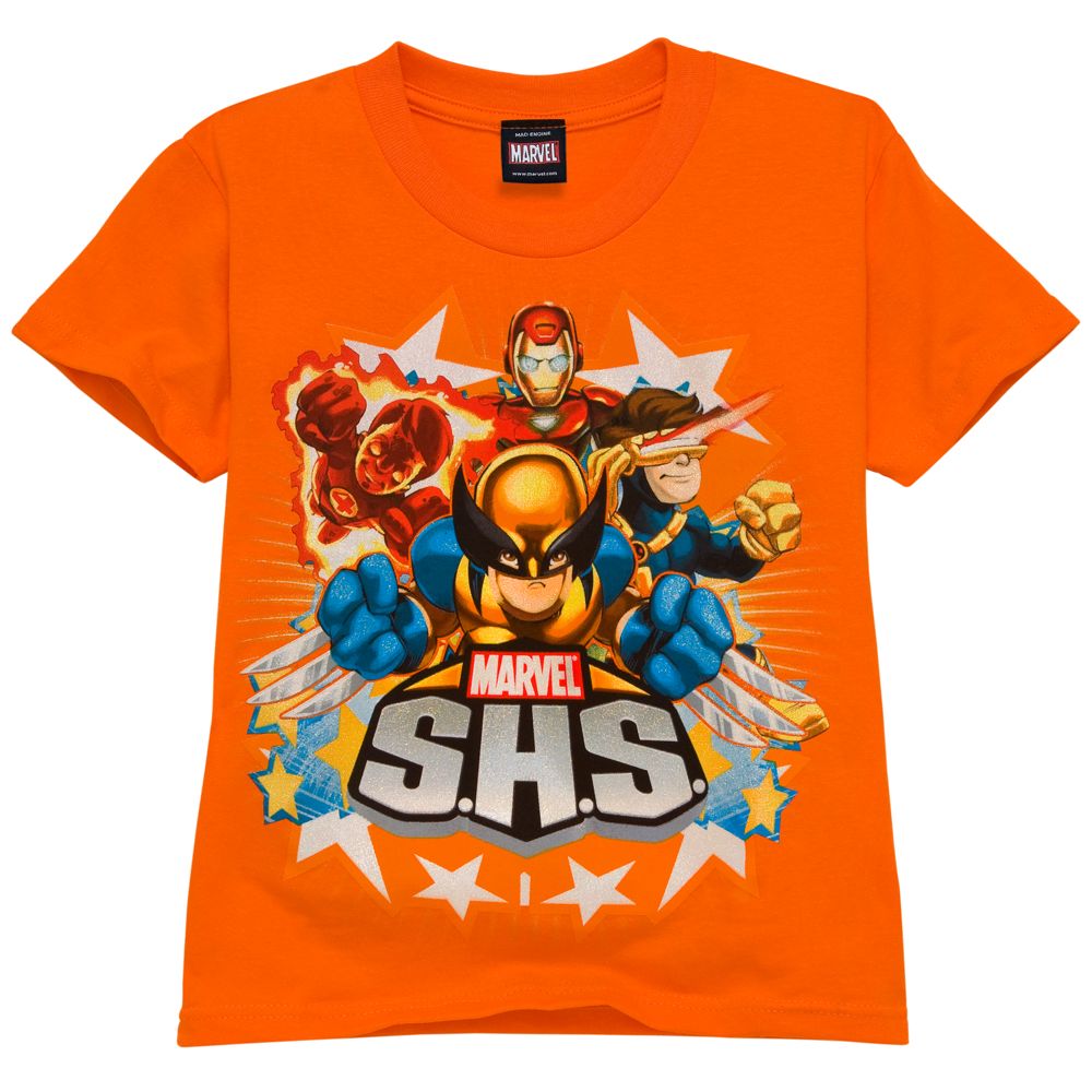 Metallic Marvel Super Hero Squad Tee