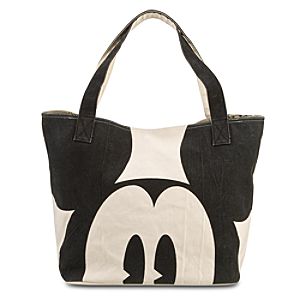 Jumbo Canvas Mickey Mouse Tote