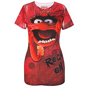 Fitted Rock On Animal Muppets Top