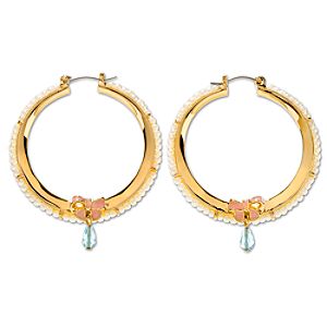 Pearl Hoop Cinderella Earrings by Disney Couture