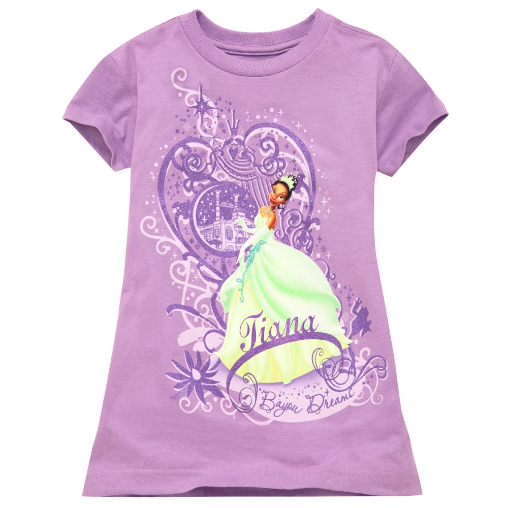 Purple Princess Tiana Tee -- Made With Organic Cotton