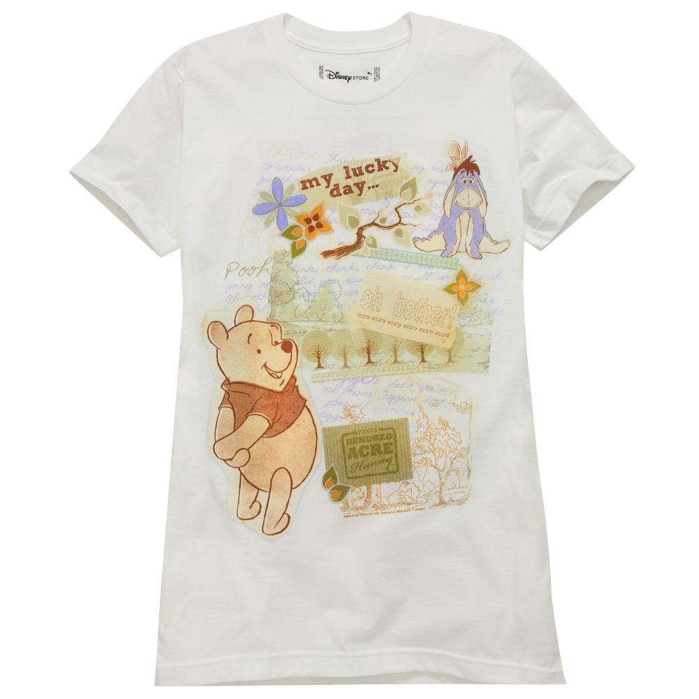 Scrapbook Eeyore and Pooh Tee -- Made With Organic Cotton