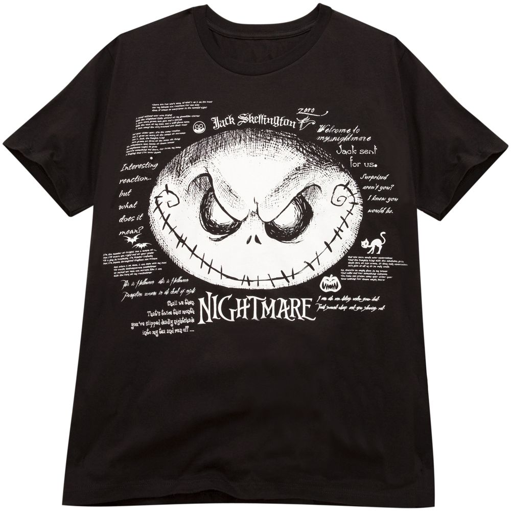 Organic Quotation Jack Skellington Tee