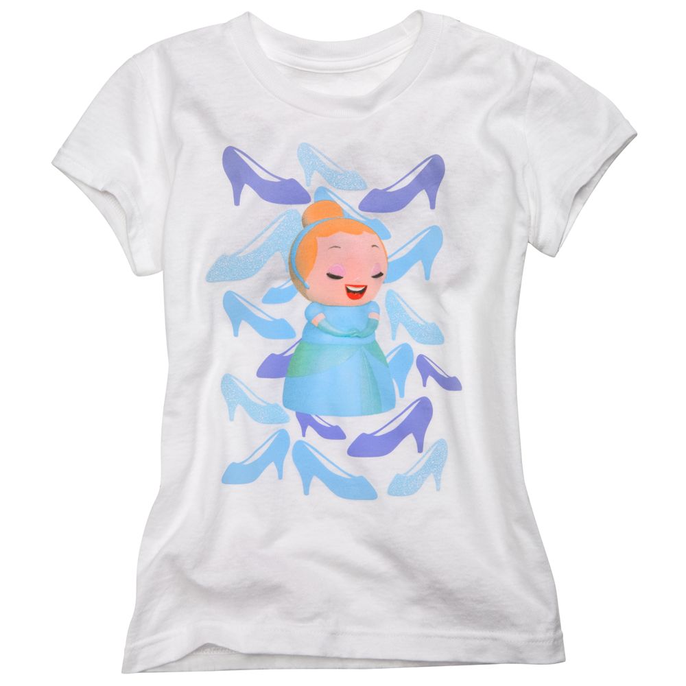 Kidada for Disney Store Organic Cotton Cinderella Wish-a-Little Tee for Girls