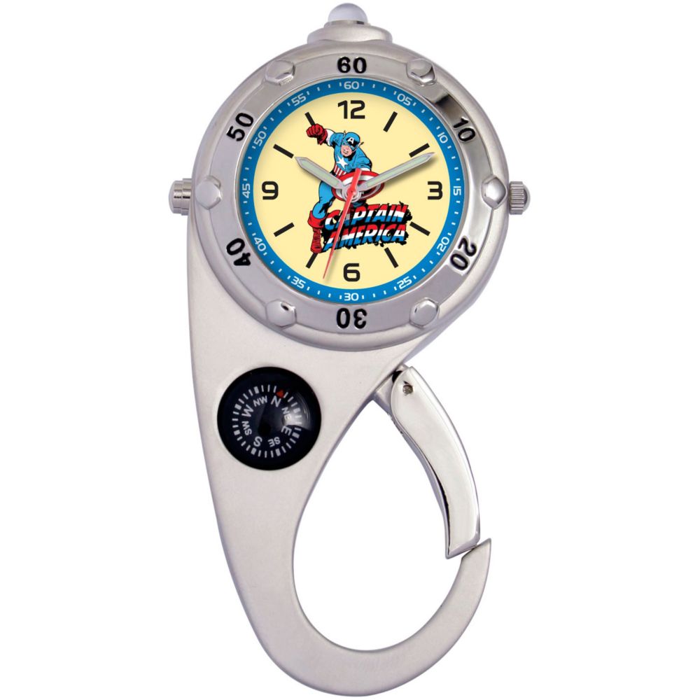 Carabiner Captain America Watch with Light