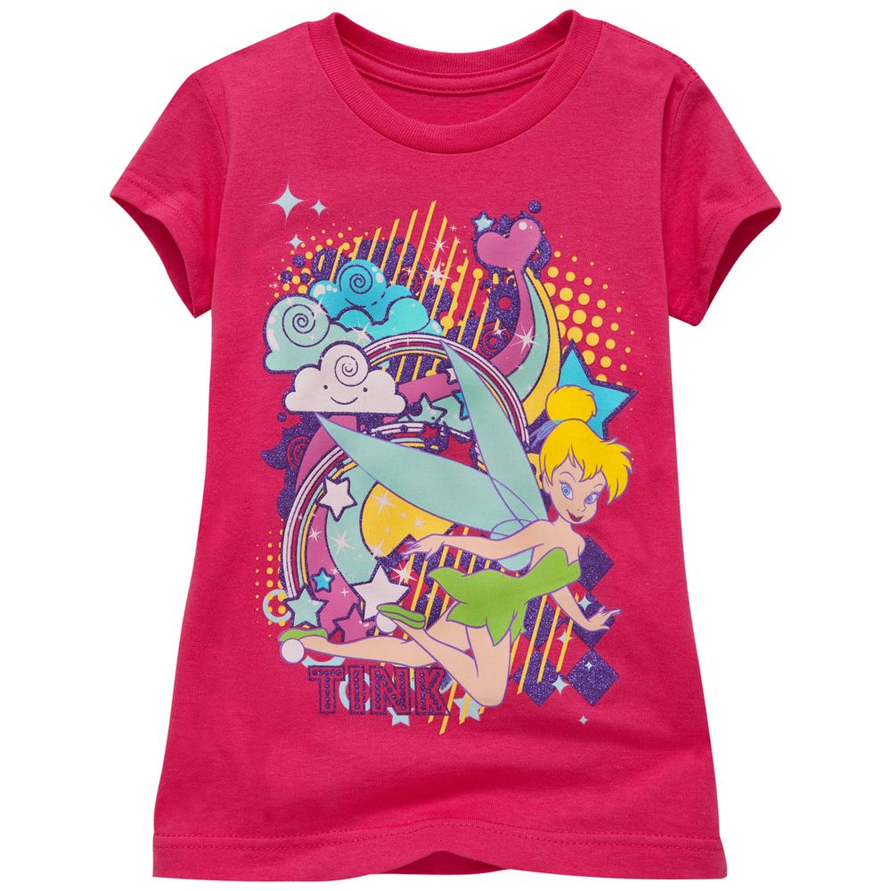 Rainbow Tinker Bell Tee for Girls -- Made With Organic Cotton