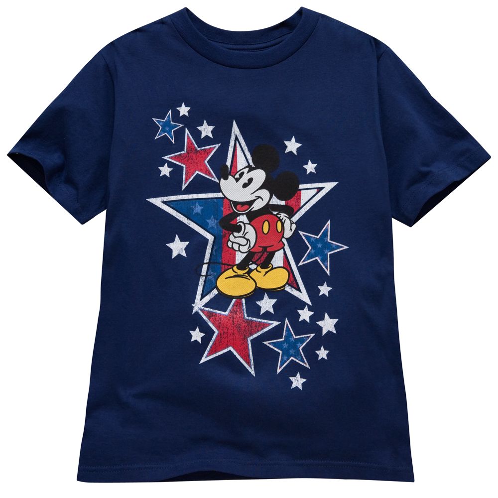 Organic Americana Mickey Mouse Tee for Boys