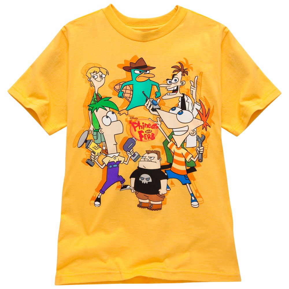 Phineas and Ferb Tee for Boys -- Made With Organic Cotton