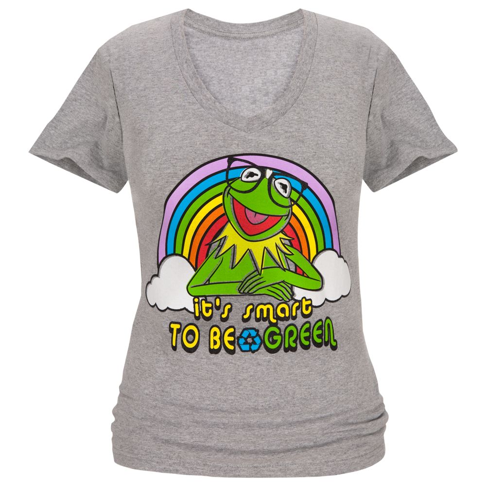 V-Neck Kermit Tee for Women -- Made With Organic Cotton