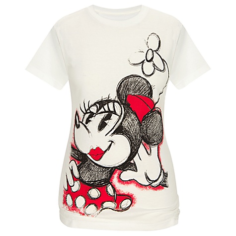 Organic Glamour Minnie Mouse Tee for Women