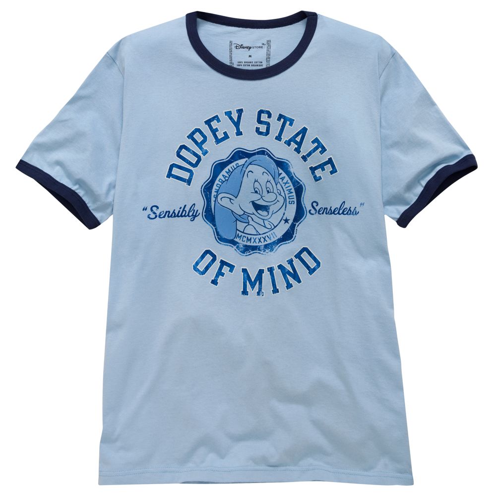 Sensibly Senseless Ringer Dopey Tee for Men -- Made With Organic Cotton